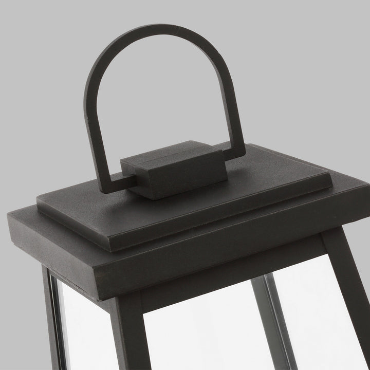Visual Comfort Studio 8248401-12 Founders One Light Outdoor Post Lantern Outdoor Black