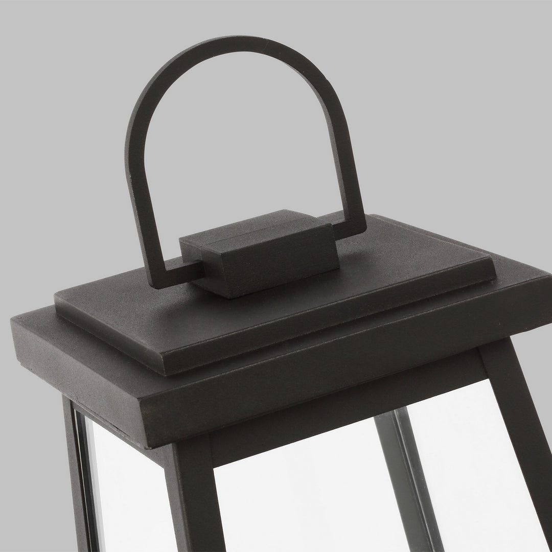 Visual Comfort Studio 8248401EN3-12 Founders One Light Outdoor Post Lantern Outdoor Black