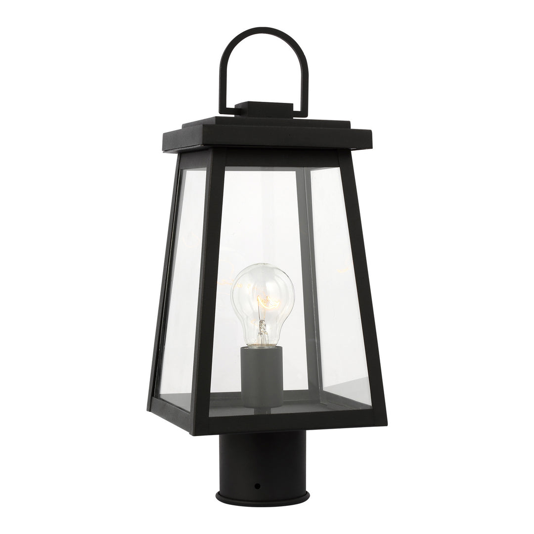 Visual Comfort Studio 8248401EN3-12 Founders One Light Outdoor Post Lantern Outdoor Black