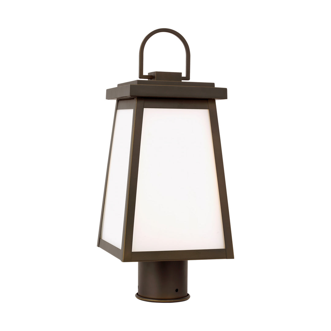 Visual Comfort Studio 8248401EN3-71 Founders One Light Outdoor Post Lantern Outdoor Bronze / Dark