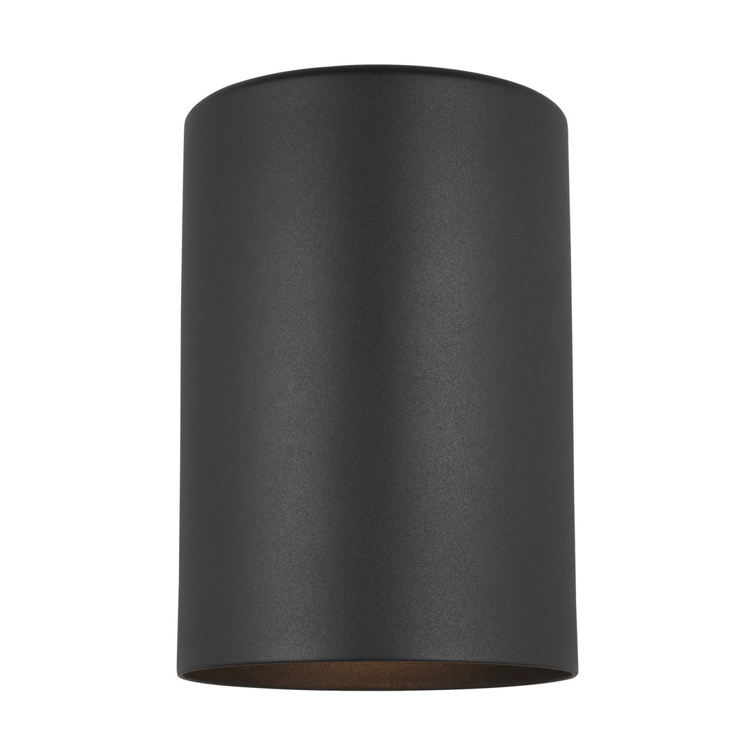 Visual Comfort Studio 8313801-12/T Outdoor Cylinders Led Outdoor Wall Lantern Outdoor Black