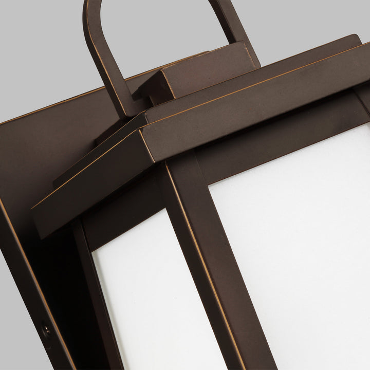 Visual Comfort Studio 8548401EN3-71 Founders One Light Outdoor Wall Lantern Outdoor Bronze / Dark