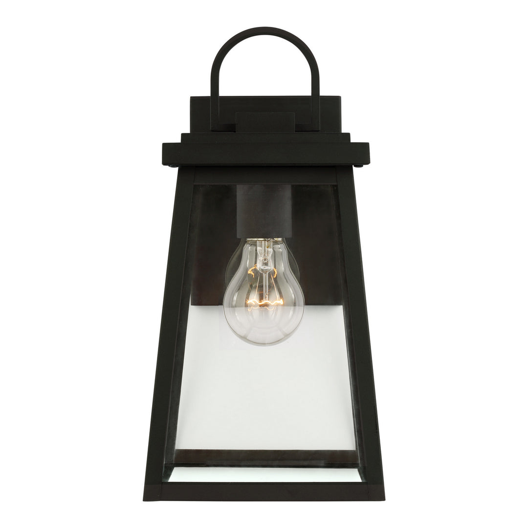 Visual Comfort Studio 8648401-12 Founders One Light Outdoor Wall Lantern Outdoor Black