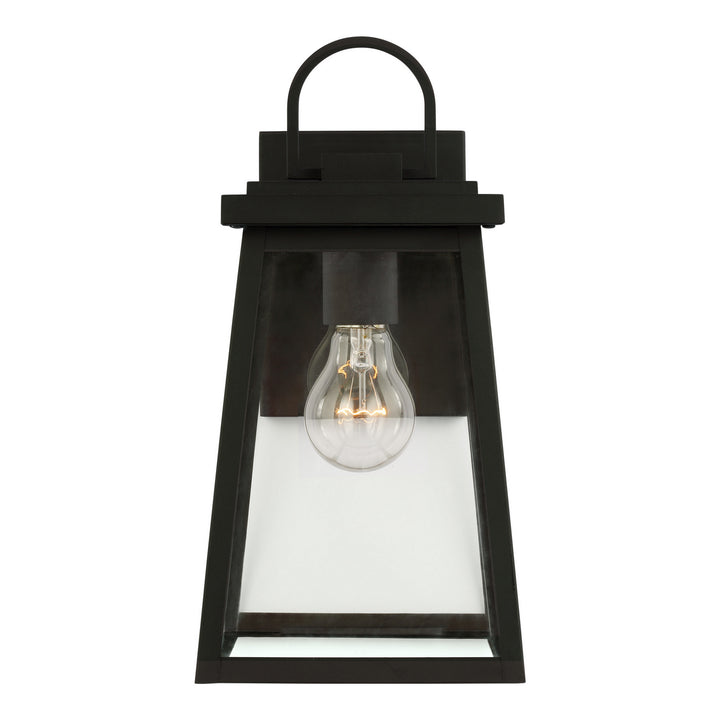 Visual Comfort Studio 8648401EN3-12 Founders One Light Outdoor Wall Lantern Outdoor Black