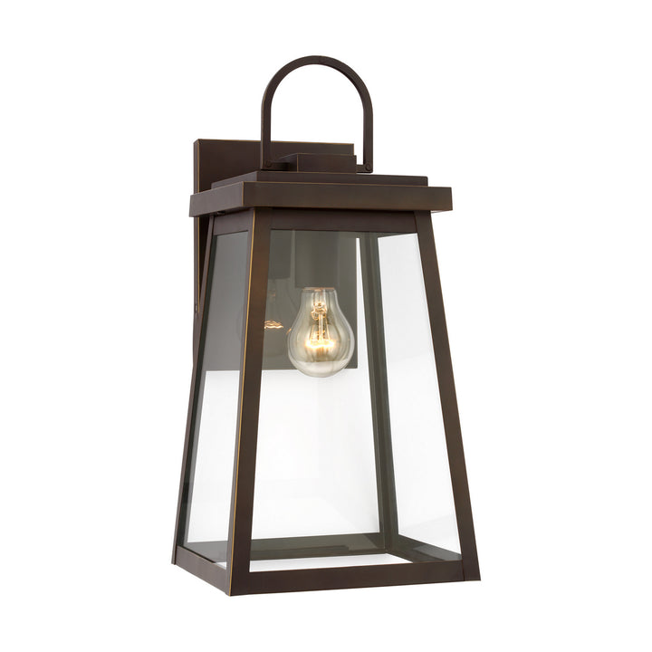Visual Comfort Studio 8748401-71 Founders One Light Outdoor Wall Lantern Outdoor Bronze / Dark