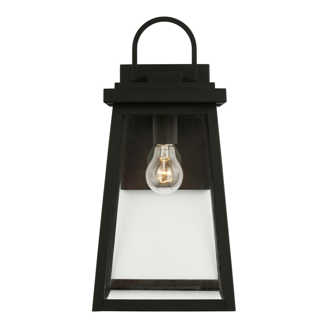 Visual Comfort Studio 8748401EN3-12 Founders One Light Outdoor Wall Lantern Outdoor Black