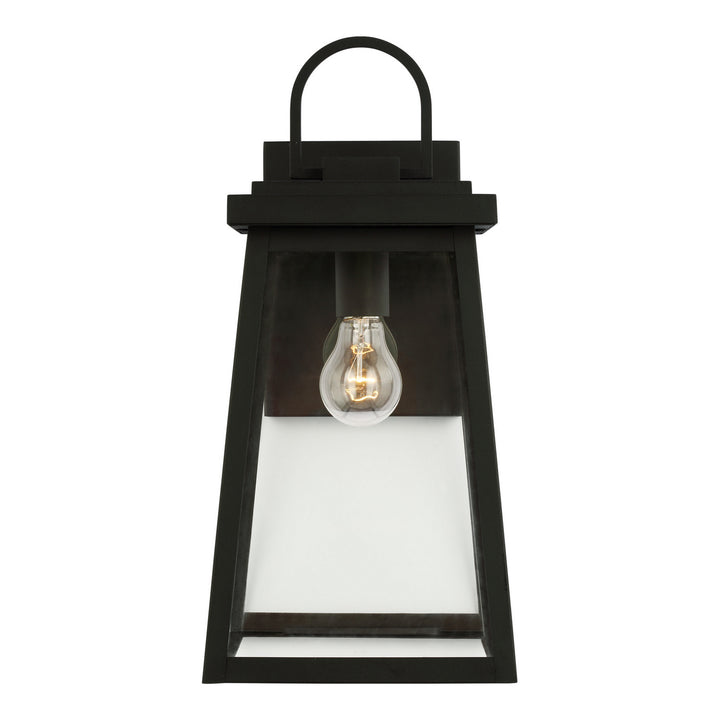 Visual Comfort Studio 8748401EN3-12 Founders One Light Outdoor Wall Lantern Outdoor Black