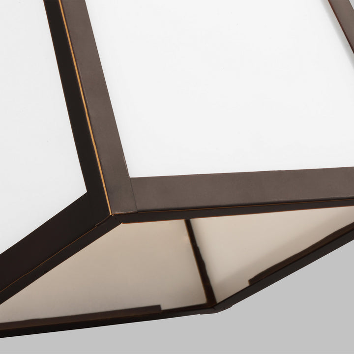 Visual Comfort Studio 8748401EN3-71 Founders One Light Outdoor Wall Lantern Outdoor Bronze / Dark