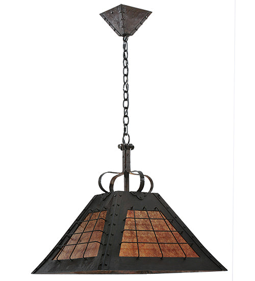 Meyda Tiffany Vostok 116189 Pendant Light - Wrought Iron