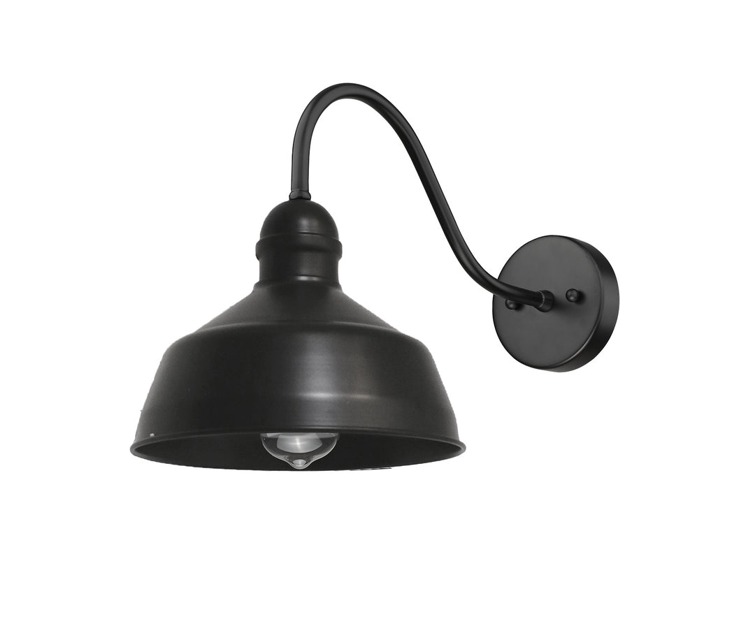 Homenhancements 7-70139 Vivio One Light Gooseneck Barn Light Outdoor Black