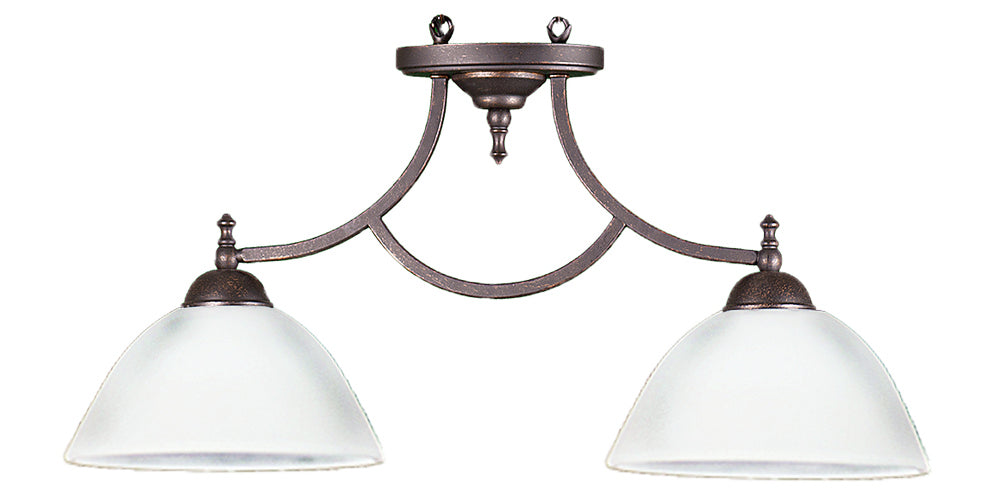 HOMEnhancements Dallas CH-1421(WH)-RB Pendant Light - Bronze