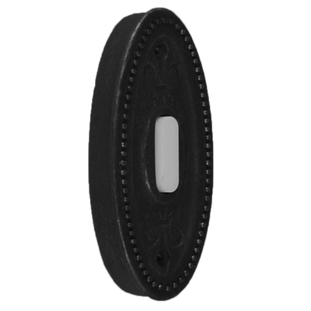 Homenhancements DB-701-MB Doorbells Doorbell Button Decor Black