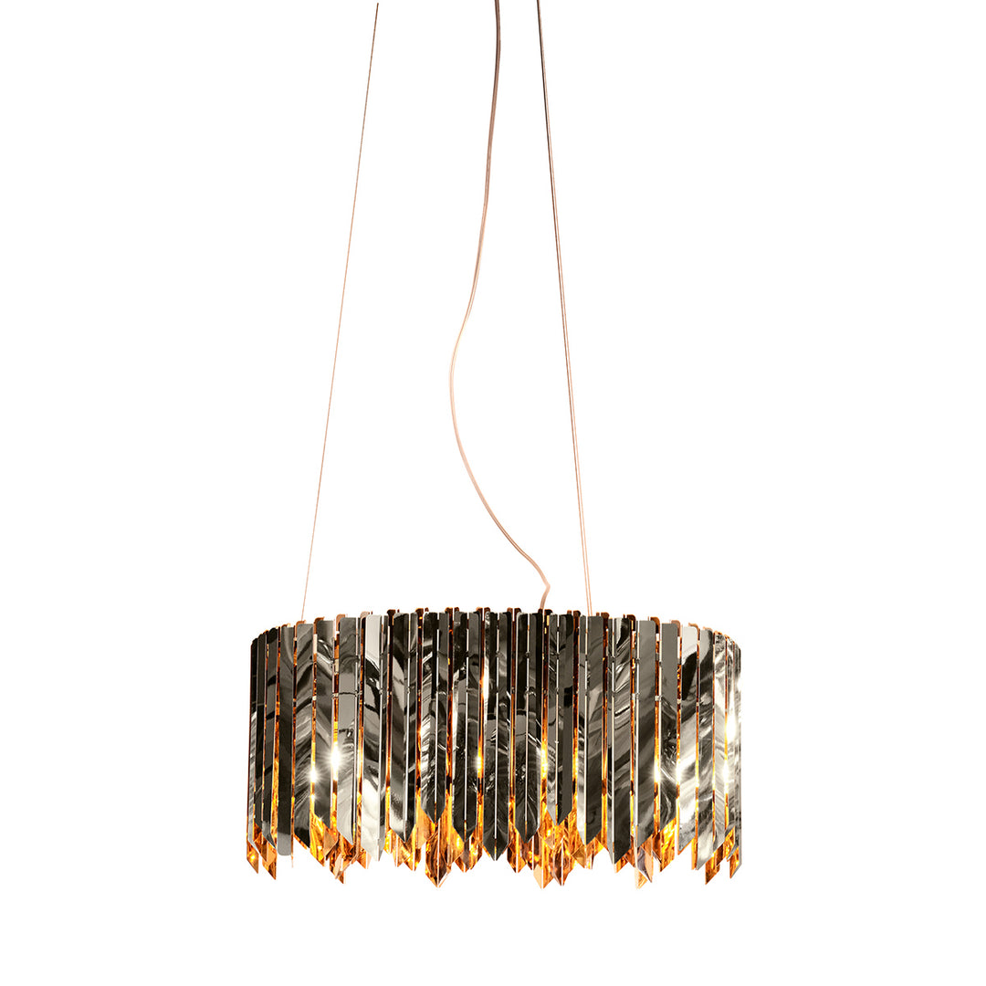 Lucas+McKearn Flambeau Ch9073 Pendant Light - Chrome / Gold