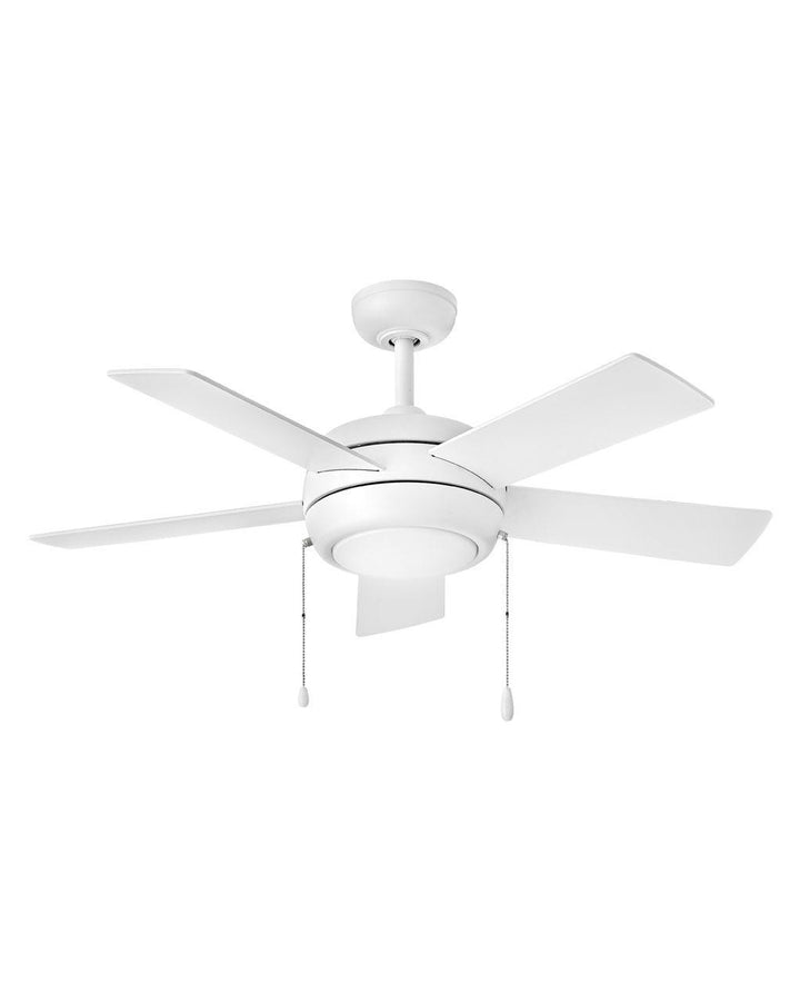 Hinkley Croft 904042FCW-LIA Ceiling Fan 42 - Chalk White, Chalk White, Weathered Wood/