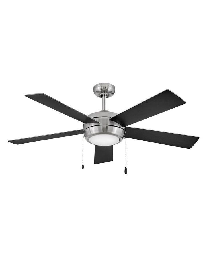 Hinkley Croft 904052FBN-LIA Ceiling Fan 52 - Brushed Nickel, Silver, Matte Black/