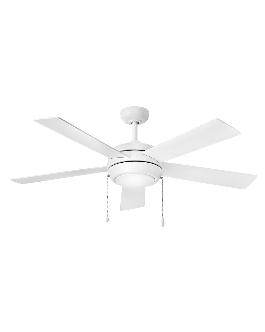 Hinkley Croft 904052FCW-LIA Ceiling Fan 52 - Chalk White, Weathered Wood, Chalk White/