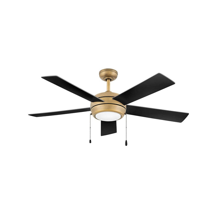 Hinkley Croft 904052FHB-LIA Ceiling Fan 52 - Heritage Brass, Matte White, Matte Black/