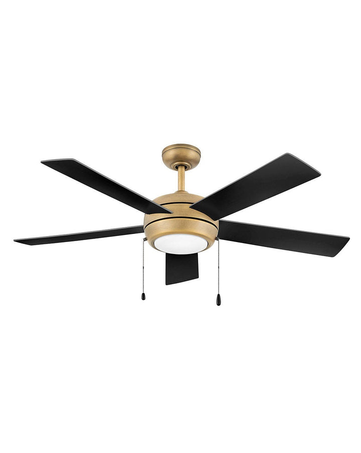 Hinkley Croft 904052FHB-LIA Ceiling Fan 52 - Heritage Brass, Matte White, Matte Black/