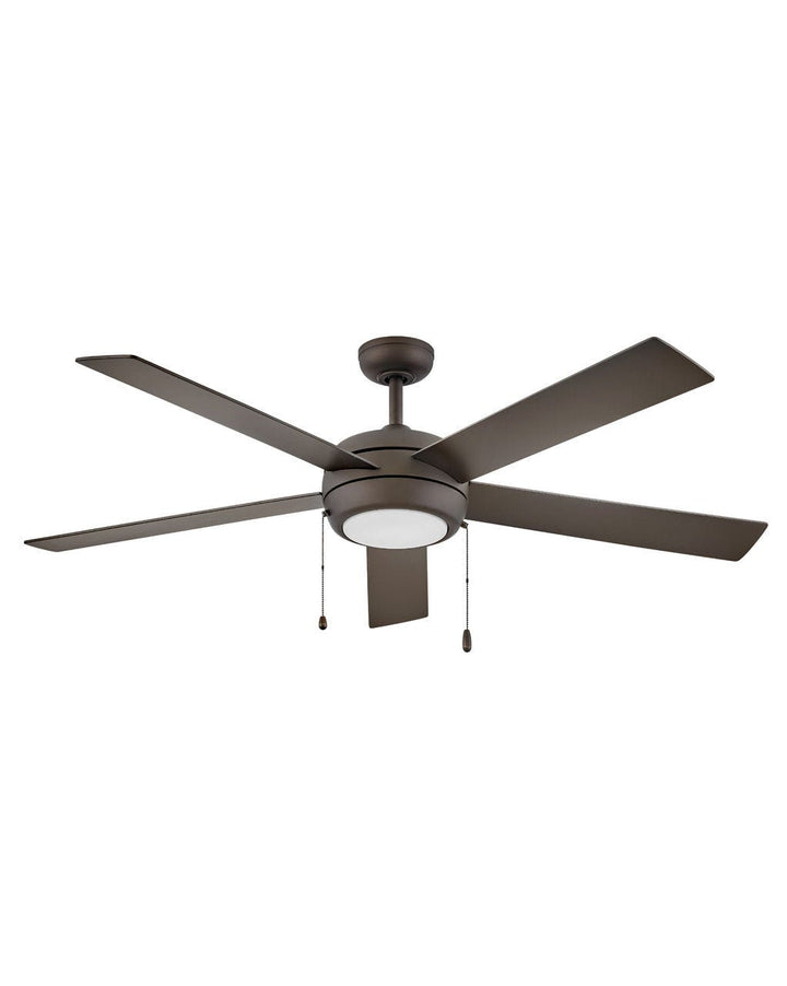 Hinkley Croft 904060FMM-LIA Ceiling Fan 60 - Metallic Matte Bronze, Metallic Matte Bronze, Walnut/