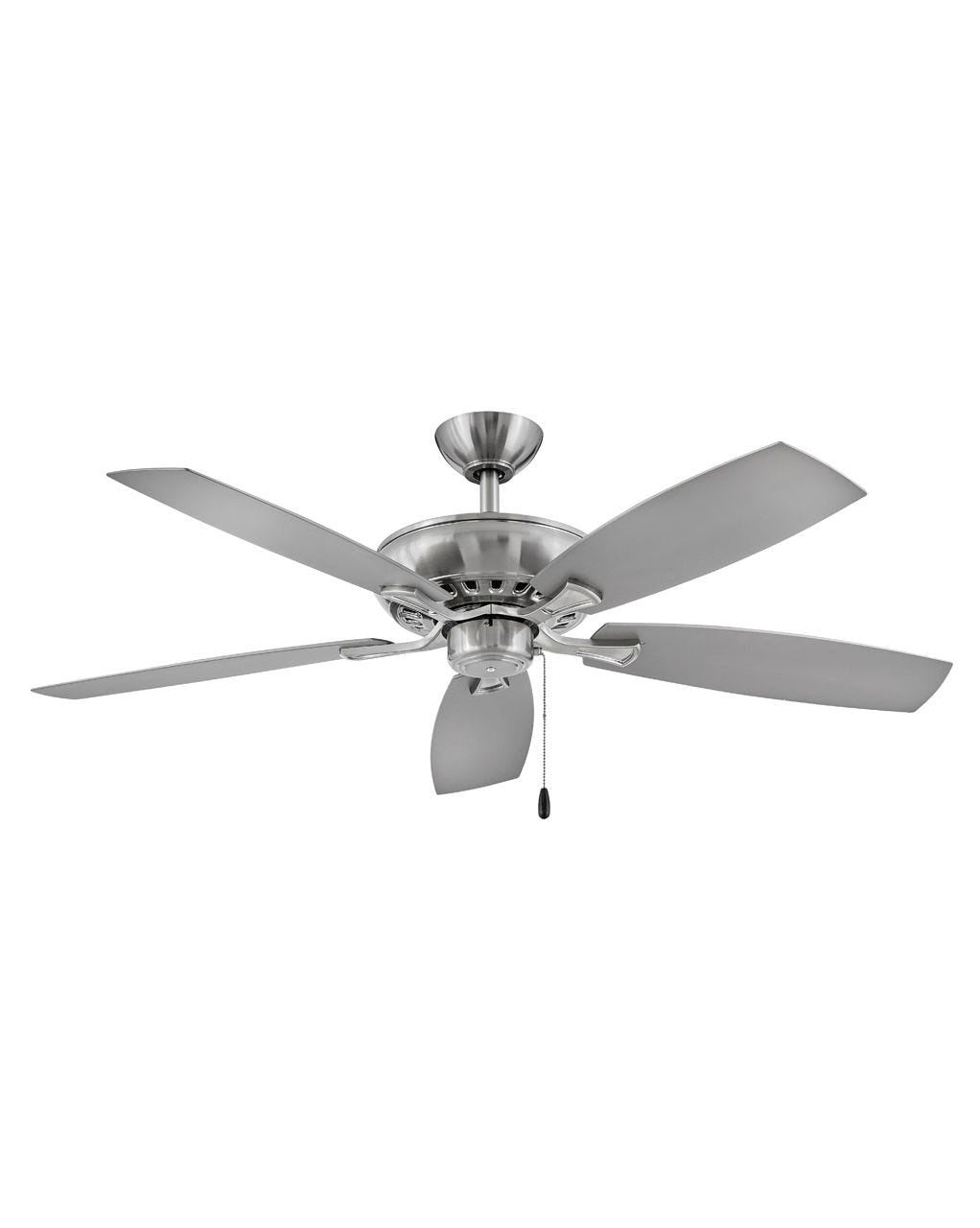 Hinkley Highland 904152FBN-NIA Ceiling Fan 52 - Brushed Nickel, Mahogany, Silver/