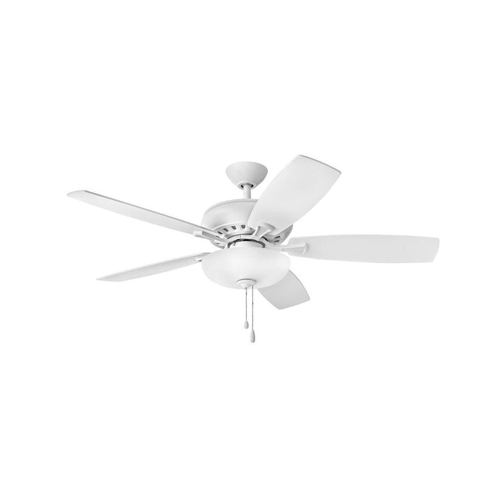 Hinkley Highland Illuminated 904152FCW-LIA Ceiling Fan 52 - Chalk White, Chalk White, Weathered Wood/