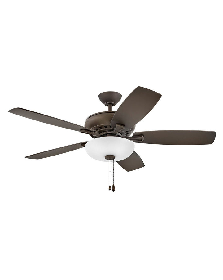 Hinkley Highland Illuminated 904152FMM-LIA Ceiling Fan 52 - Metallic Matte Bronze, Walnut, Metallic Matte Bronze/