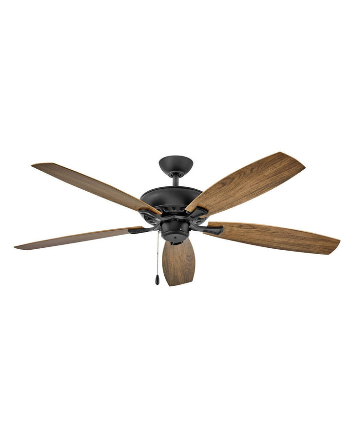 Hinkley Highland Wet 904160FMB-NWA Ceiling Fan 60 - Matte Black, Birch/