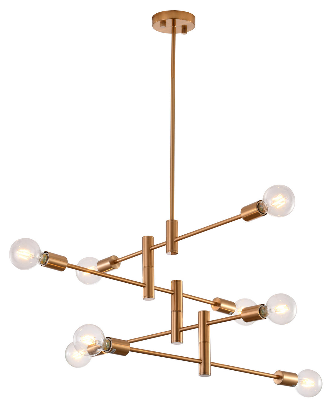 Bethel International DLS42C35BR Chandelier Light - Brass