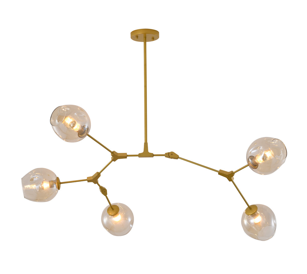 Bethel International DLS56C59G Chandelier Light - Gold
