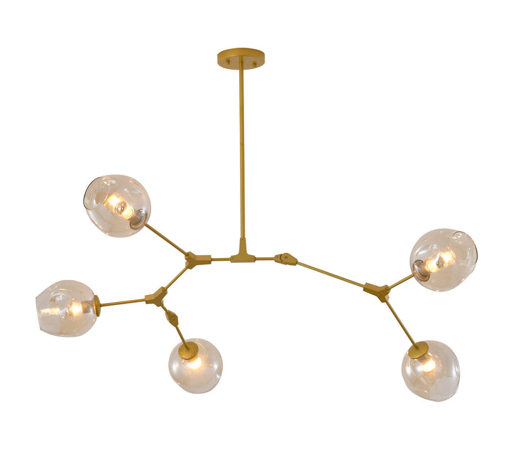 Bethel International DLS56C59G Chandelier Light - Gold