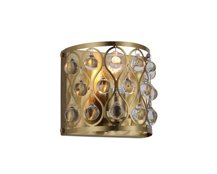 Bethel International DU164W7G Wall Sconce Light - Gold