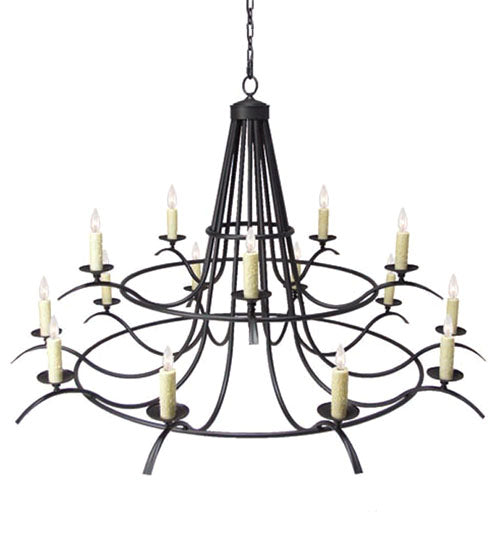 Meyda Tiffany Octavia 116257 Chandelier Light - Pewter