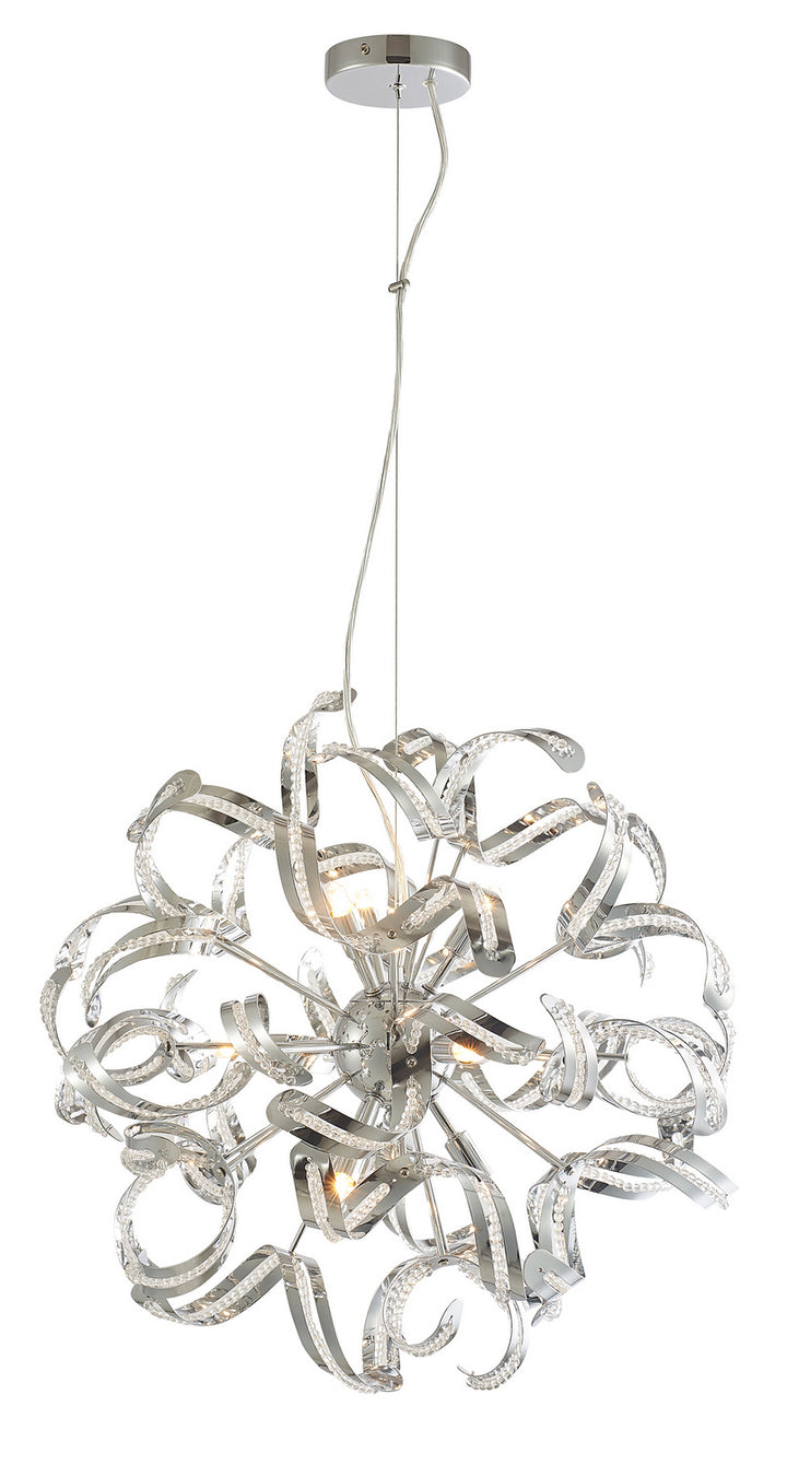 Bethel International GL70 Chandelier Light - Chrome