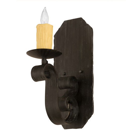 Meyda Tiffany Lighting 116261 Renzo One Light Wall Sconce Home Decor Bronze / Dark