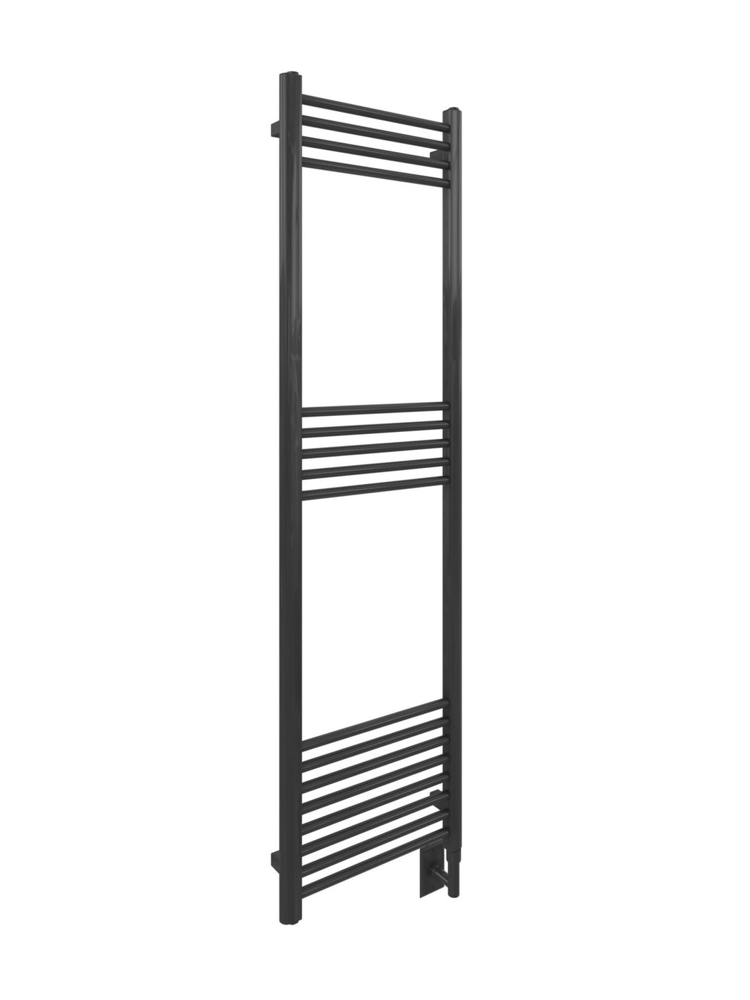 Paris Mirror EOSBLKFL17 Eos Towel Warmer Plumbing Black