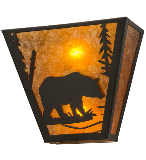 Meyda Tiffany Bear Creek 116311 Wall Light - Timeless Bronze