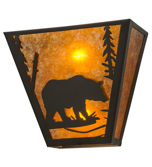 Meyda Tiffany Bear Creek 116311 Wall Light - Timeless Bronze