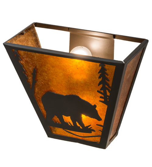 Meyda Tiffany Bear Creek 116311 Wall Light - Timeless Bronze