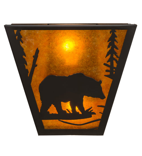 Meyda Tiffany Bear Creek 116311 Wall Light - Timeless Bronze