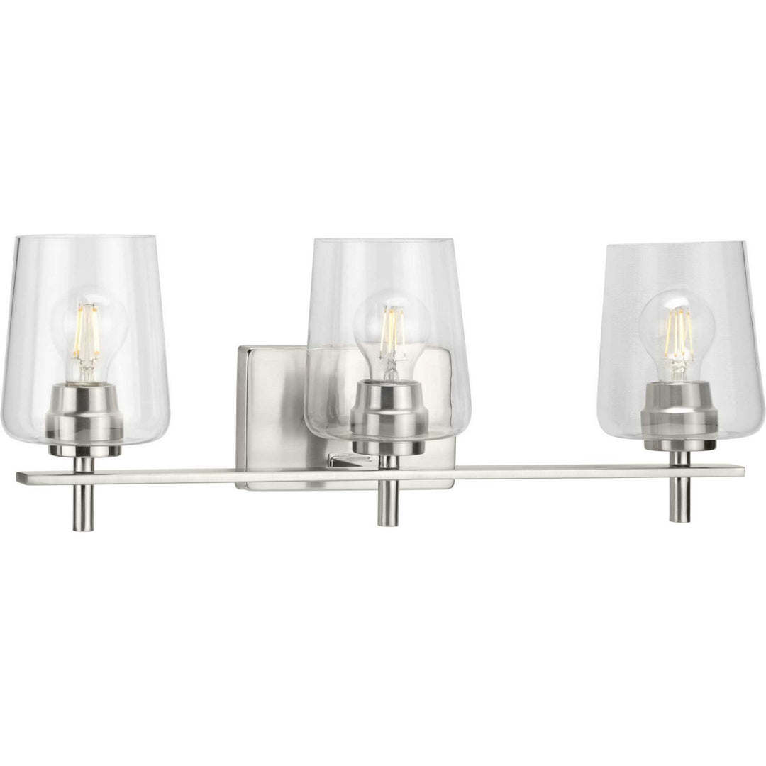 Progress Calais P300362-009 Bath Vanity Light 25 in. wide - Brushed Nickel