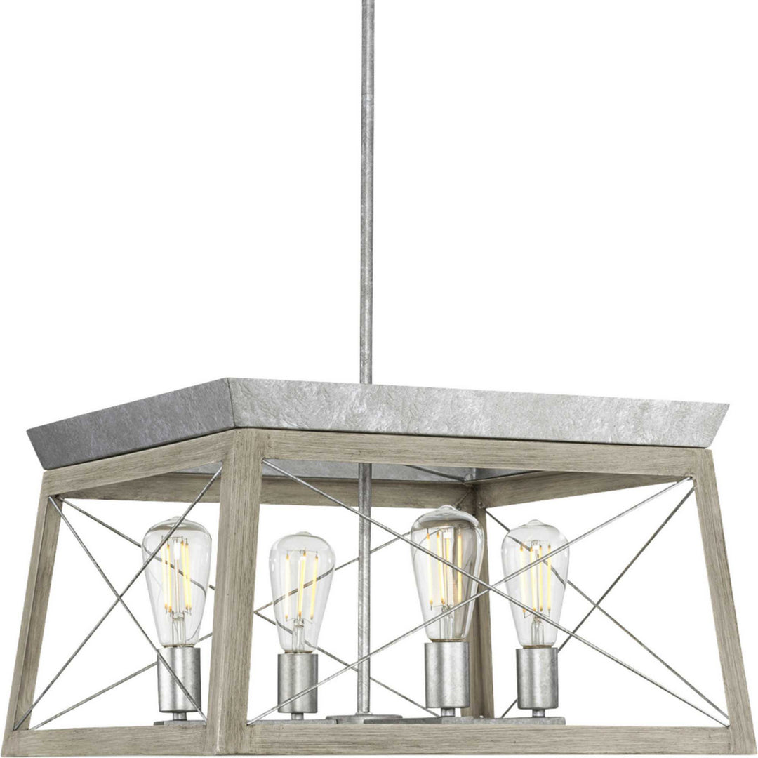 Progress Briarwood P400047-141 Pendant Light - Galvanized Finish