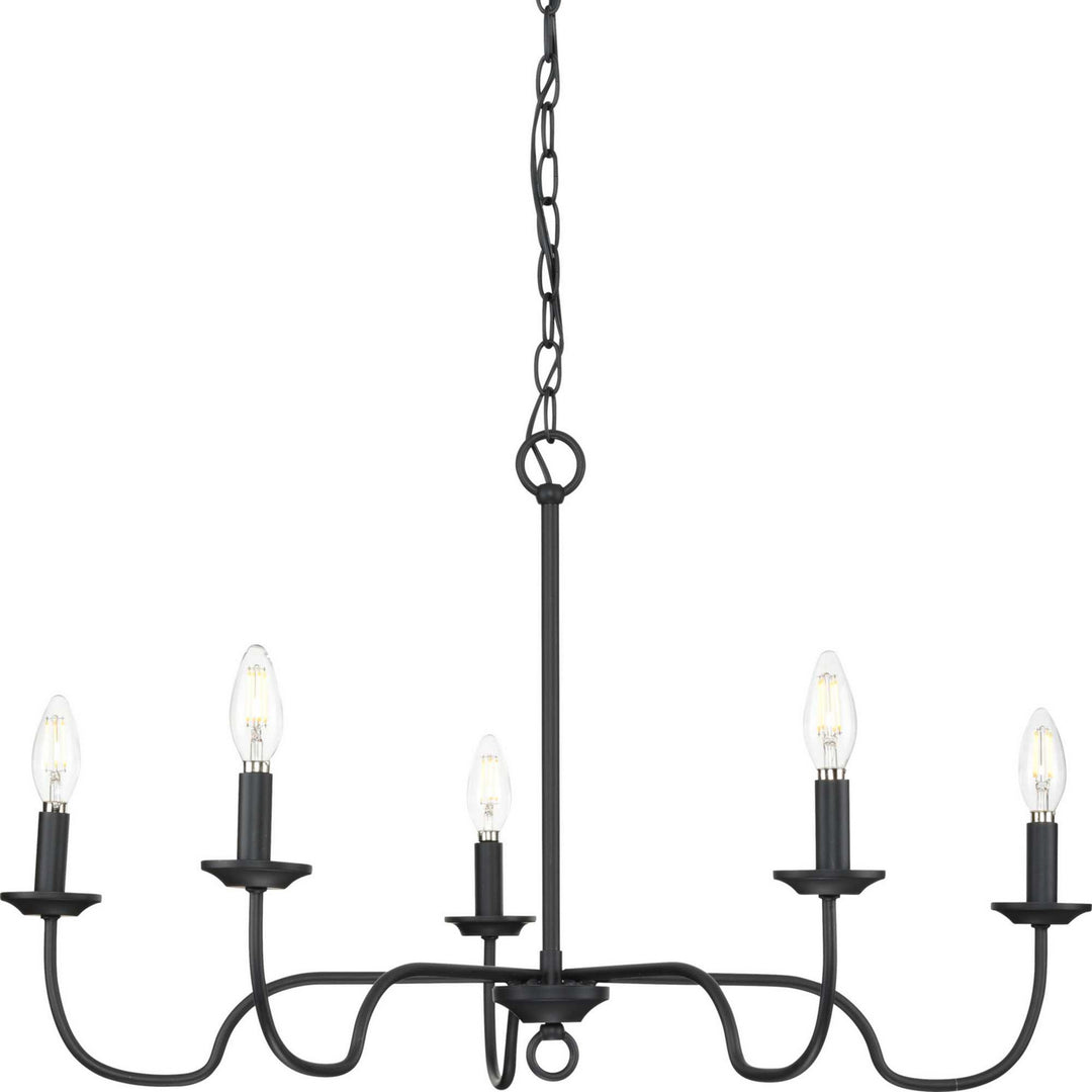 Progress Canebrake P400291-31M Chandelier Light - Matte Black
