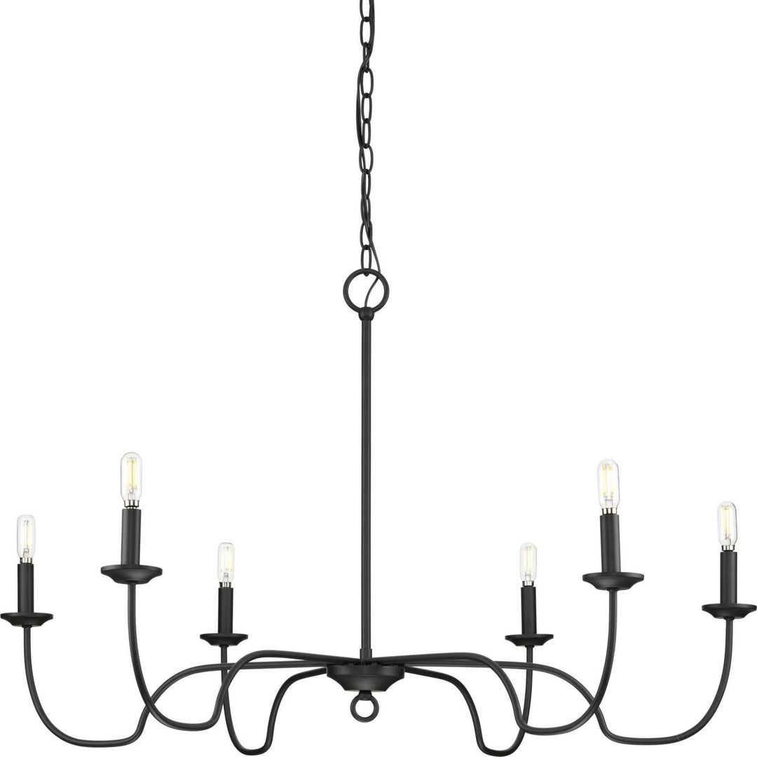 Progress Canebrake P400292-31M Chandelier Light - Matte Black