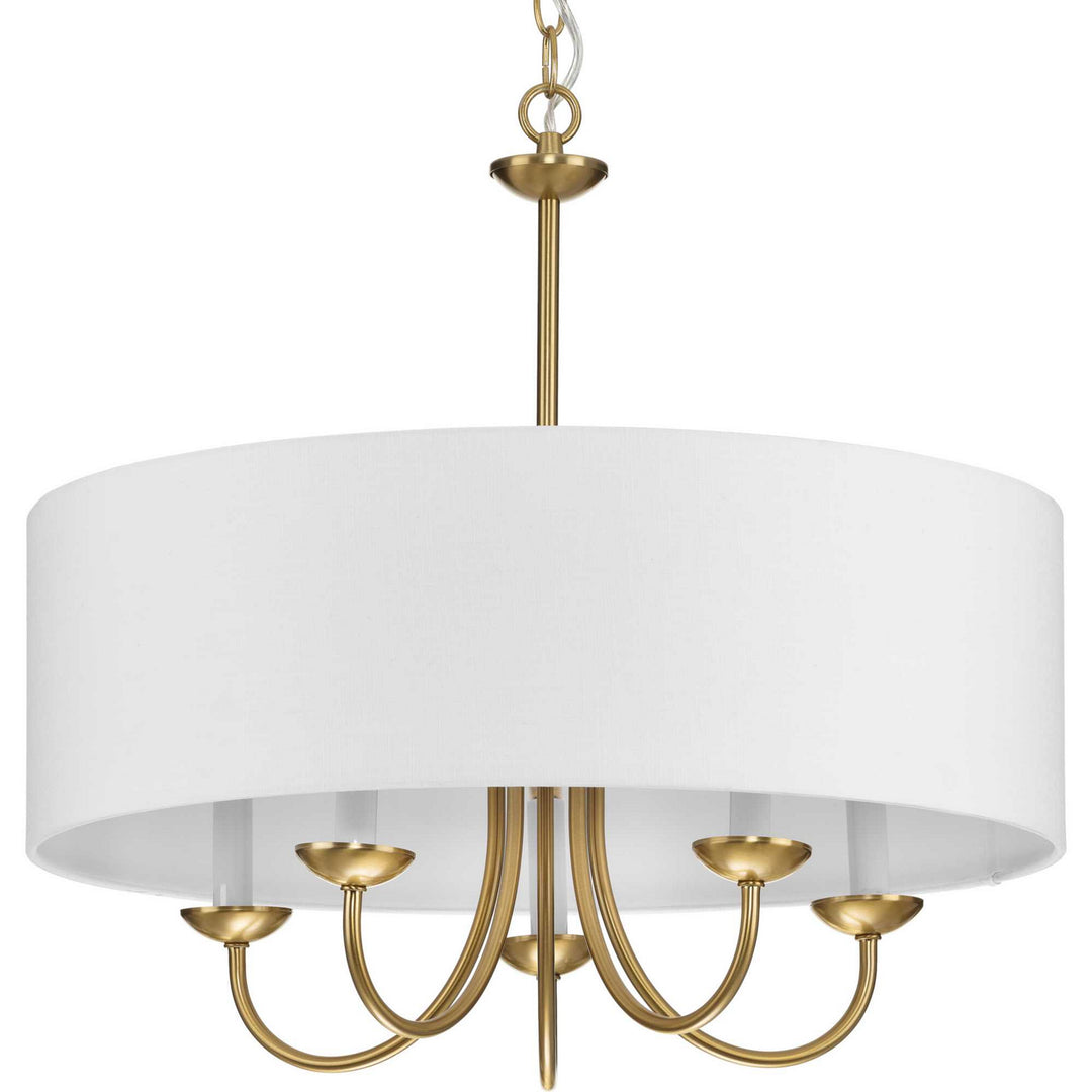 Progress Drum Shade P4217-109 Chandelier Light - Brushed Bronze