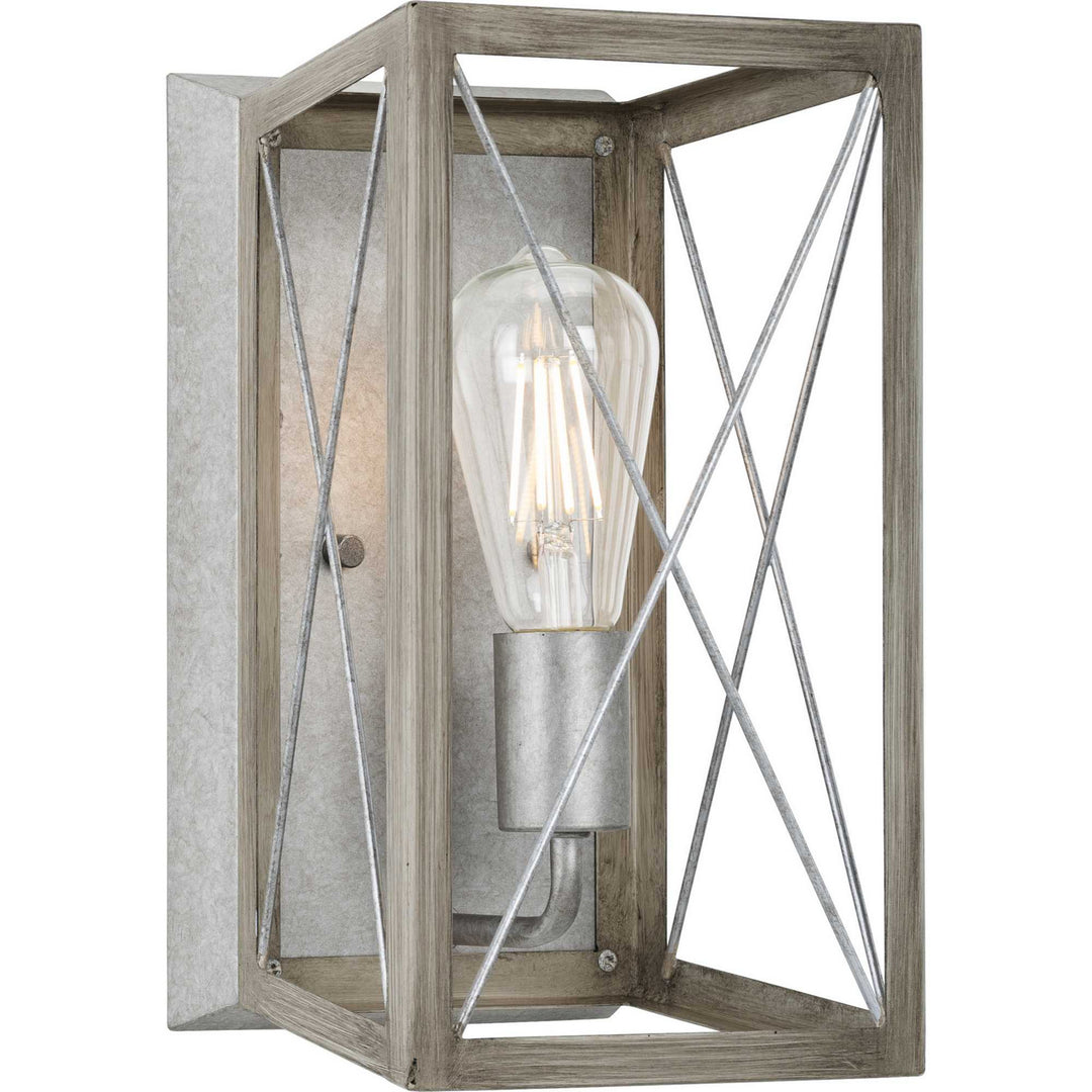 Progress Briarwood P710012-141 Wall Light - Galvanized Finish