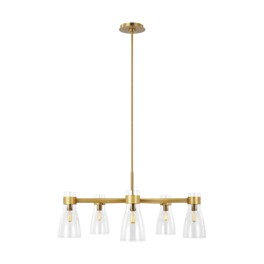 Visual Comfort Studio Moritz AEC1005BBS Chandelier Light - Burnished Brass