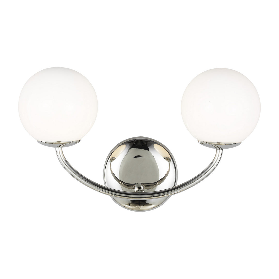 Visual Comfort Studio Galassia AEV1012PN Bath Vanity Light 15 in. wide - Polished Nickel