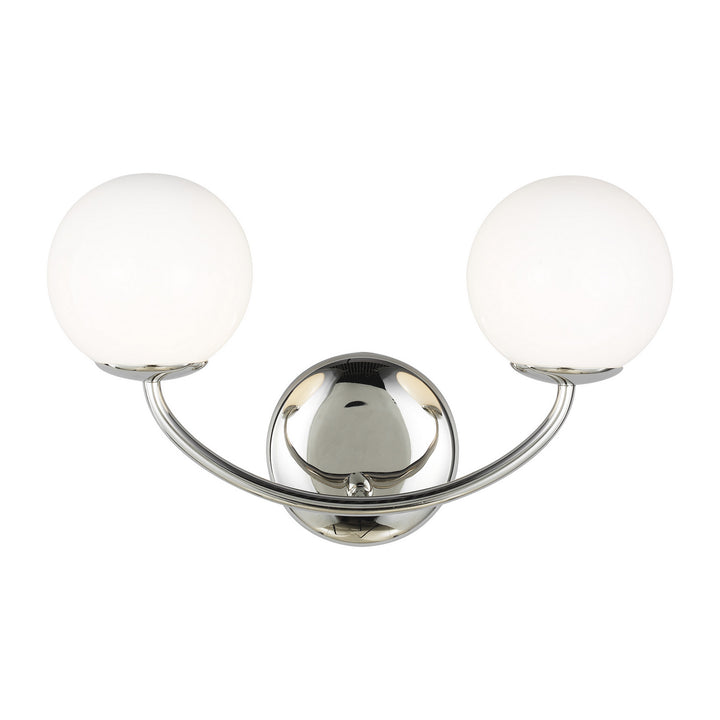 Visual Comfort Studio Galassia AEV1012PN Bath Vanity Light 15 in. wide - Polished Nickel