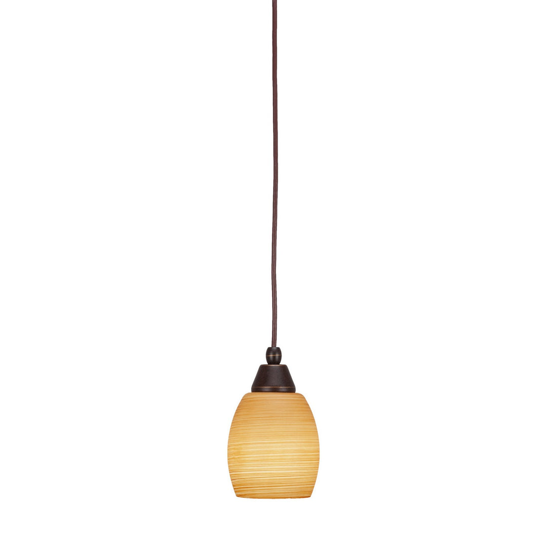 Toltec Cord 22-dg-625 Pendant Light - Dark Granite