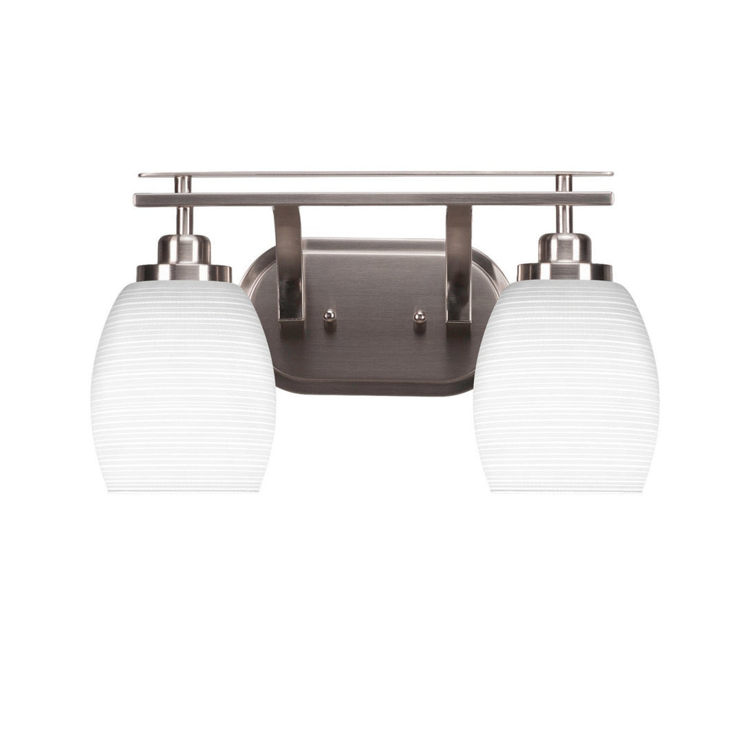 Toltec Odyssey 2612-bn-4021 Bath Vanity Light 16 in. wide - Brushed Nickel